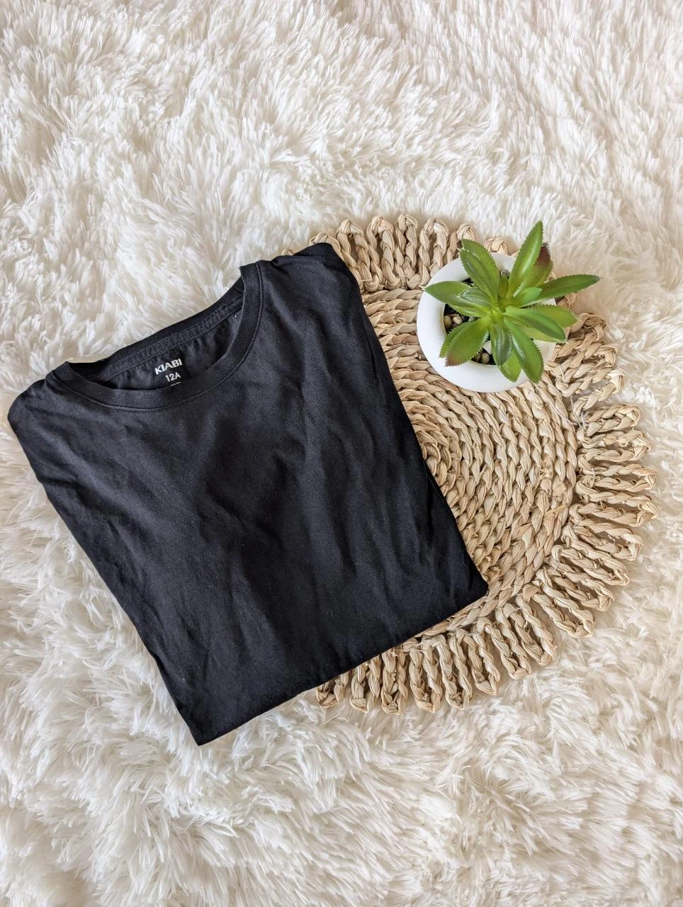 T‑shirt noir basique KIABI | 12 ans